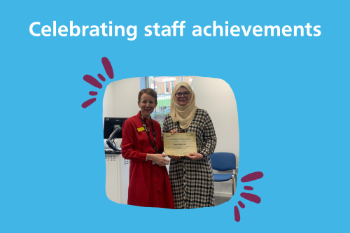 Celebrating staff achievements
